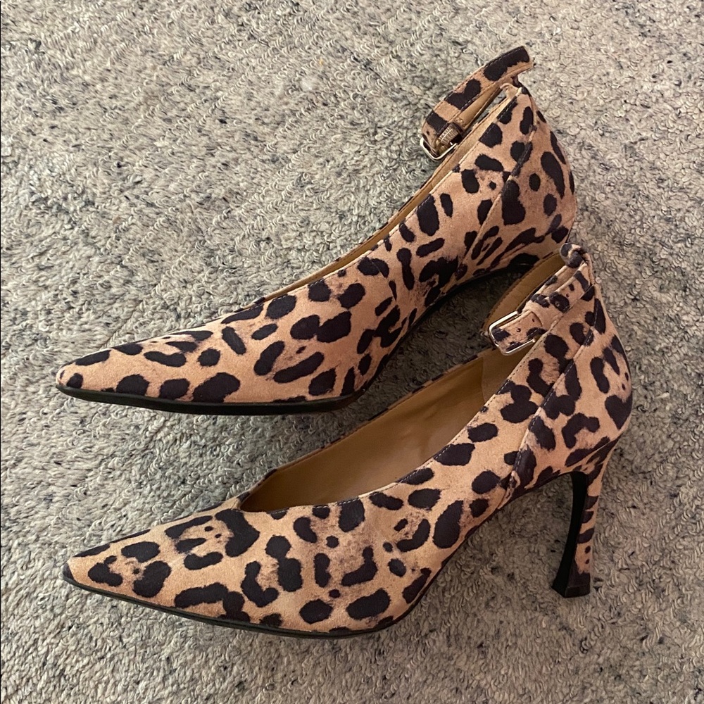 Purrfect Leopard Print Heels